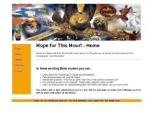 Tablet Screenshot of hope4thishour.com